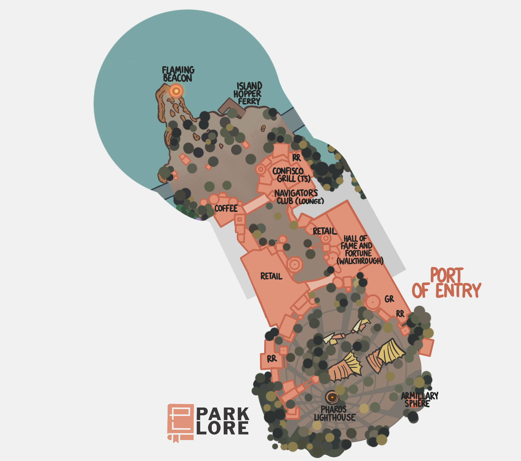 Map of Islands of Adventure