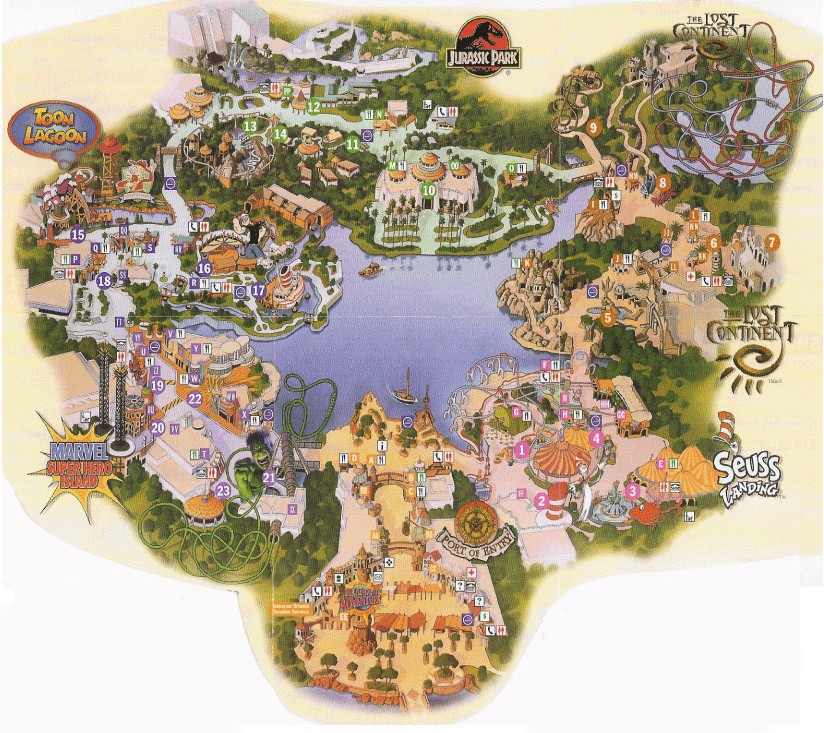 Island Of Adventure Map 2025