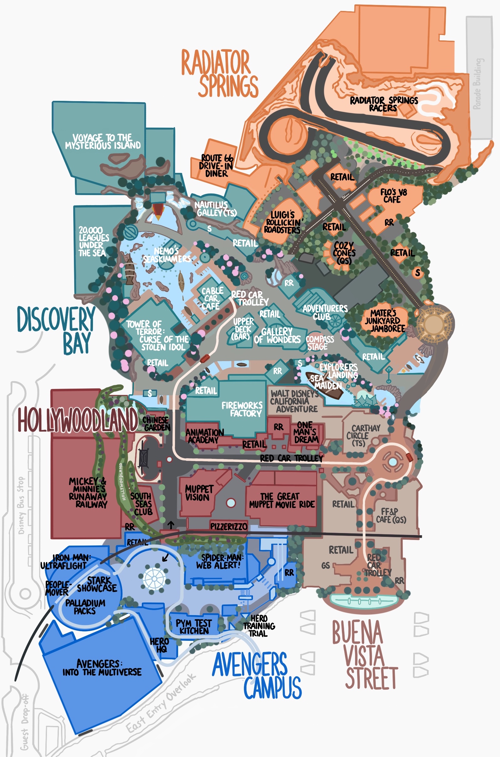 California Dreamin': An Armchair-Imagineered, Master-Planned Build-Out of  Disney California Adventure Park - Page 4 of 7 - Park Lore